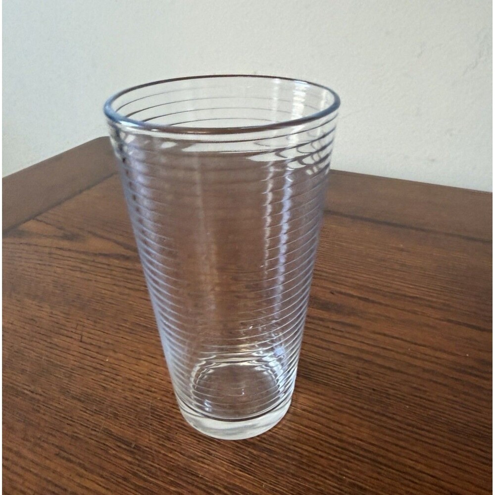 Pasabahce Doro 16 Oz Clear Glass Tumbler Glass Horizontal Lines Replacement